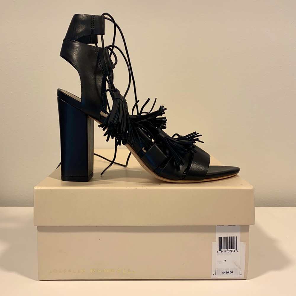 Size 7 NEW Loeffler Randall Lace Up Sandals